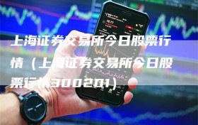 上海证券交易所今日股票行情（上海证券交易所今日股票行情300201）