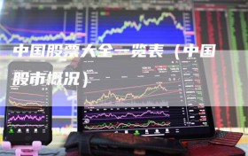 中国股票大全一览表（中国股市概况）