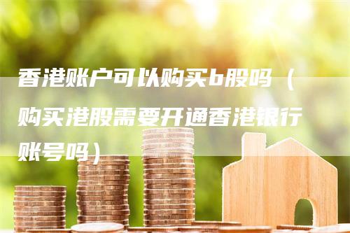 香港账户可以购买b股吗（购买港股需要开通香港银行账号吗）